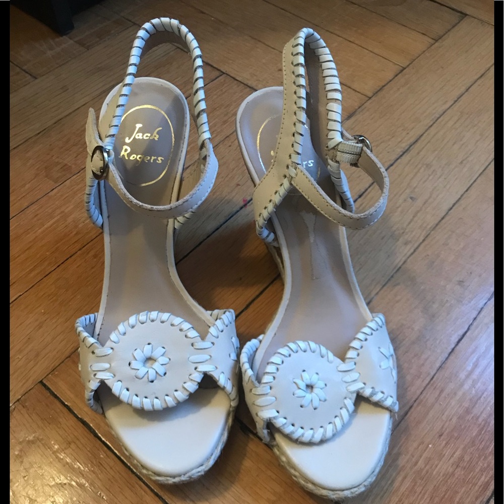 Barely worn Jack Rogers Clare wedge sandals